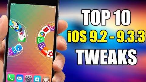 TOP 10 Cydia Tweaks Compatible With iOS 9.2 - 9.3.3 Jailbreak