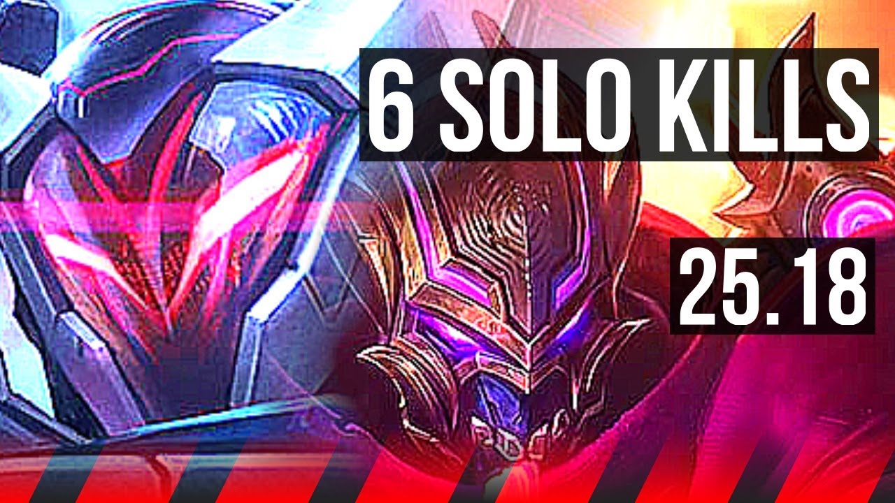 MORDEKAISER vs SHEN (TOP) | 6 solo kills | EUW Master | 25.18