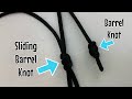 Barrel Sliding Knot - DIY Tutorial 