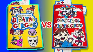 Amazing Digital Circus🎪 vs Delicious Pomni Game Book🍖 (ถุงตาบอด + กระดาษเล่น)