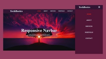 How to Create Responsive Navigation Bar Using HTML and CSS | Header HTML CSS | Responsive Website