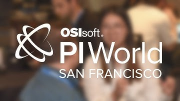 OSIsoft: PI World San Francisco 2020 – See What’s Coming