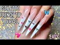 French Tip Polygel Nails using Makartt&#39;s Classic Polygel Kit | Nails by Kamin