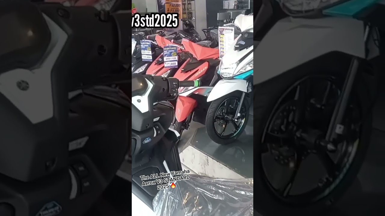 The ALL New Yamaha Aerox V3 STANDARD 2025 Yamahamotorcycles Yamahaaerox Yamahaaerox155