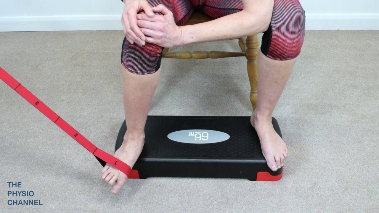 Tib Post Loading Tibialis Posterior Loading Exercise - YouTube