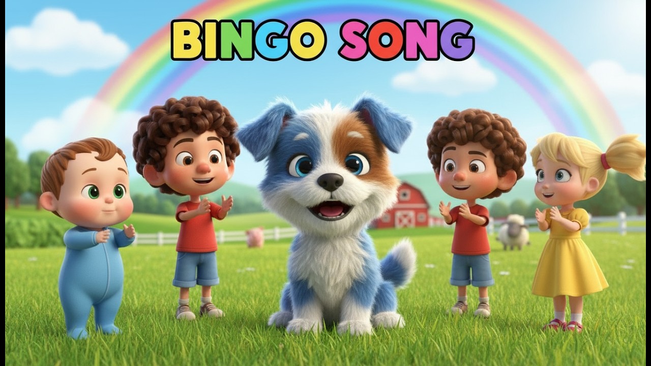 BINGO Song 🐶 | B-I-N-G-O Clap Song | Fun Nursery Rhymes for Kids ...
