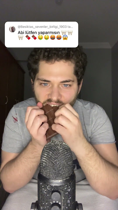 ASMR EMOJI CHALLENGE 🦷🍫🤑🤬😱 #asmr #türkçeasmr #emojichallenge #shorts