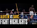 Aloys junior vs milosav savic full fight highlights  monster ko from the animal 