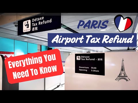 PARIS TAX REFUND GUIDE | No mailing of form, How long to receive the refund + more FAQs
