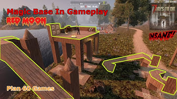 7 Days to Die Day 5 - Building The Ultimate Magic Floating Horde Base in gameplay tips and tricks