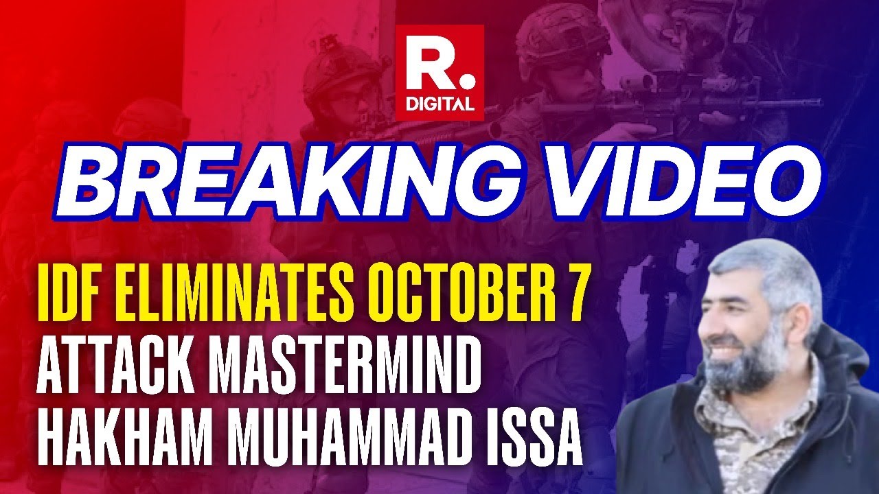 Breaking: IDF Eliminates October 7 Attack Mastermind and Hamas Founder ...