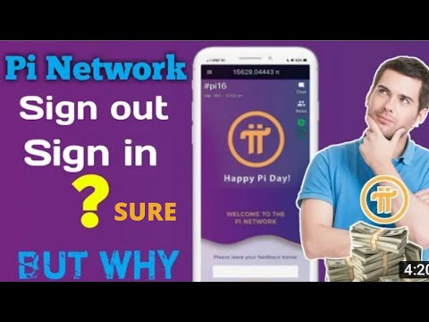 How to logout and login pi network account.New list update