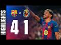 FC Barcelona 4-1 Villarreal | Yamal's Hat-Trick & Lewandowski's Goal