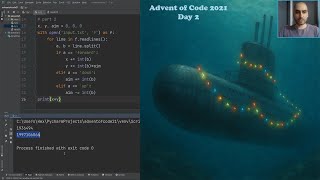 Advent of Code 2021 (Python) - day 2