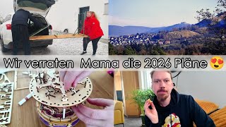 Family Vlog - Große Pläne Für 2026 - Mechanisches 3D Holzpuzzle Primadina