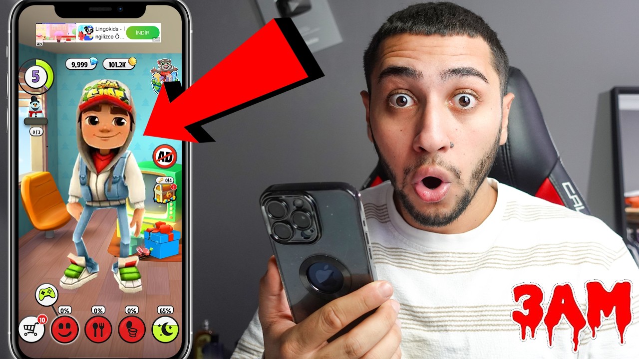 SUBWAY SURFERS MY TALKİNG TOM OYUNUNA GİRDİ! (Talking Tom Öldü Mü ?)