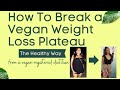 10 Tips to Break a Vegan Weight Loss Weight Loss Plateau!