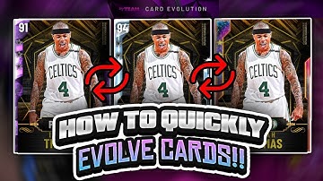 HOW TO EVOLVE CARDS FAST/EASY!! BEST METHOD! (NBA 2K20 MYTEAM)