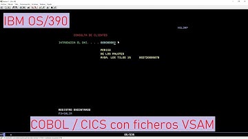 IBM OS/390: COBOL / CICS con ficheros VSAM