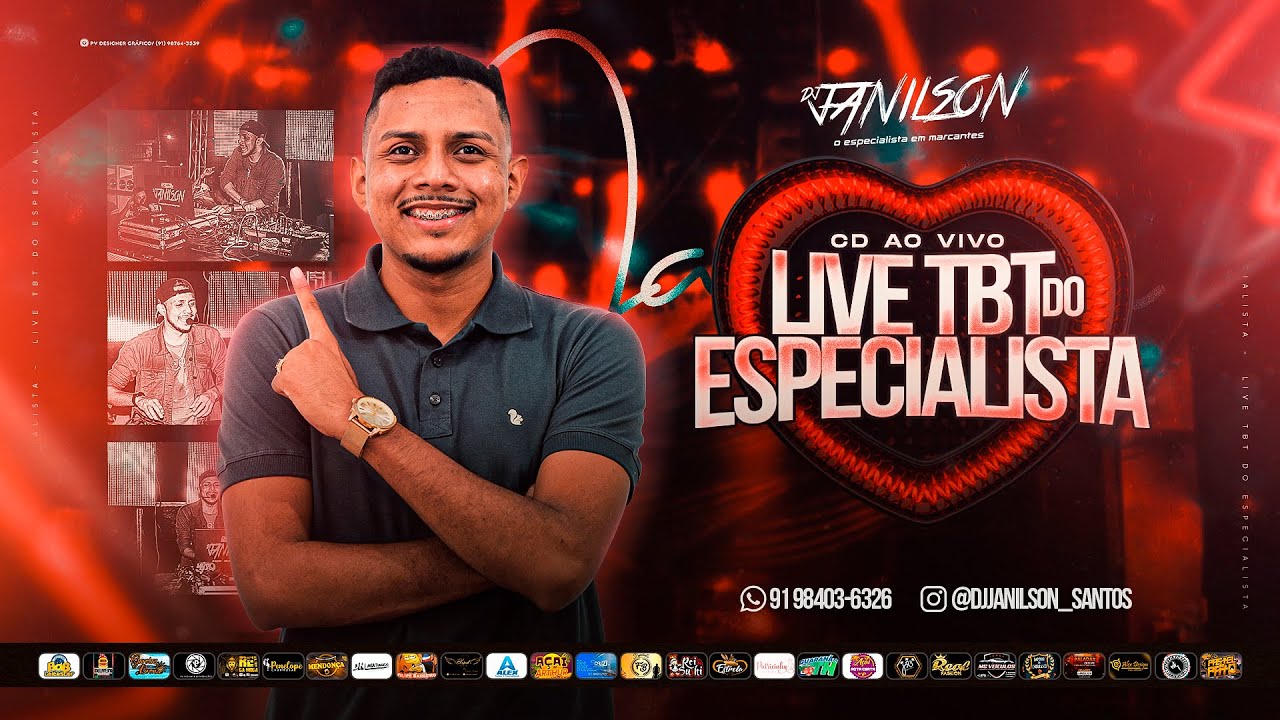 CD AO VIVO LIVE TBT DO ESPECIALISTA DJ JANILSON YouTube