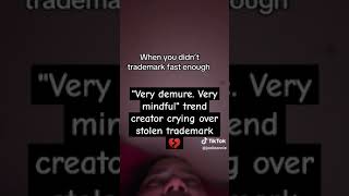 HEARTBREAKING MOMENT: Very demure. Very mindful. Jools LeBron crying over taken trademark.