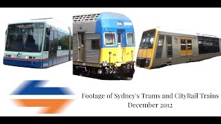 Footage of CityRail Trains (early 2010s): Part 2