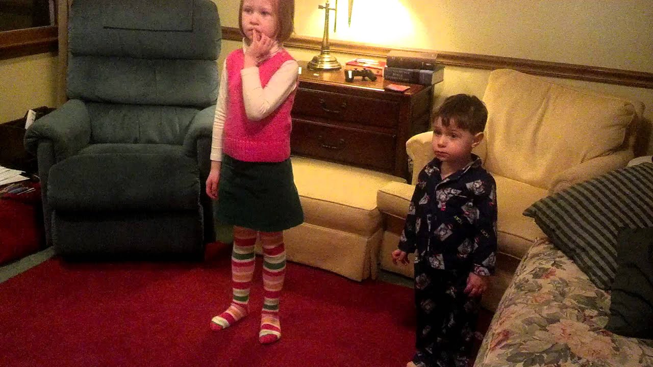 Dancing to Caspar Babypants YouTube