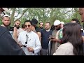 Young romanian girl accepted islam shamsi and visitor speakers corner sam dawah