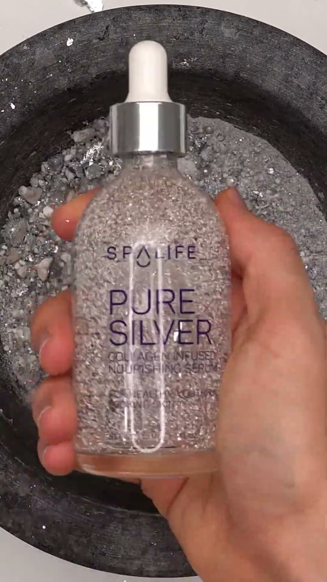 Silver Face Mask ASMR