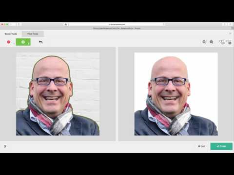 Video: Achtergronden Van Foto's Verwijderen