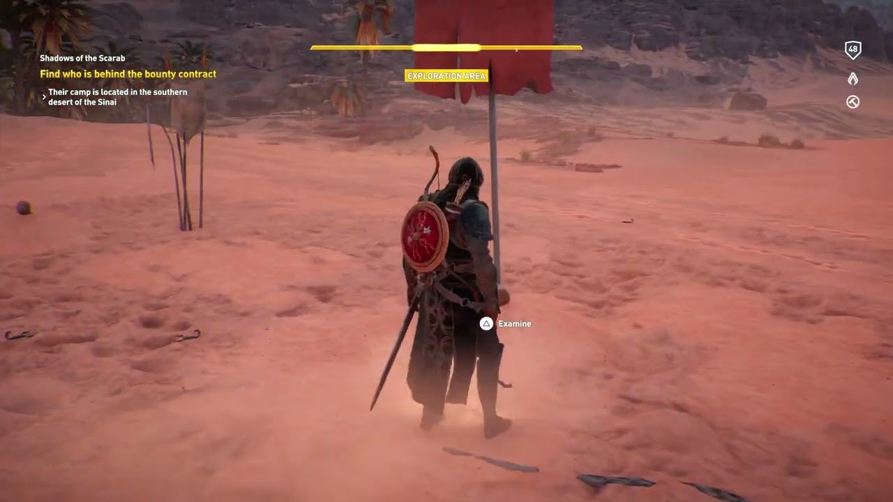 Find who is behind the bounty contract Shadows of scarab Assassin's Creed origins