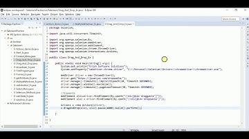 Selenium Beginner Tutorial 21   Work with Actions   Drag and Drop