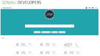 Introduction of TypeScript Quran Website with (Nextjs , Tailwindcss) | Somalia