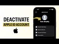 How to Deactivate Apple ID Account?