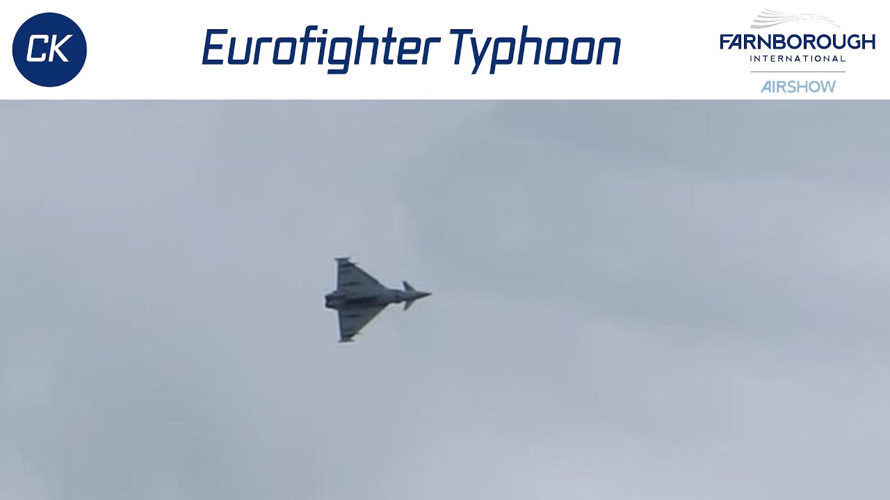 Eurofighter Typhoon Practicing for Farnborough Air Show 2014 - YouTube