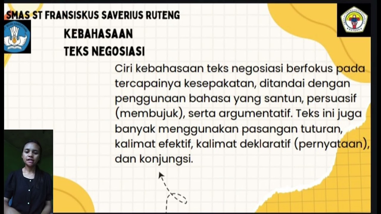 Tugas bahasa indonesia,Teks Negosiasi,SMAS ST.FRANSISKUS SAVERIUS RUTENG