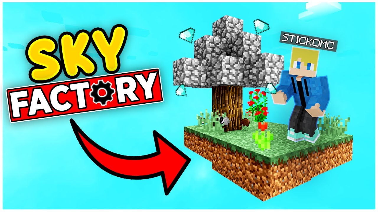 Growing *INFINITE Cobblestone* on TREES | Sky Factory 4 - YouTube