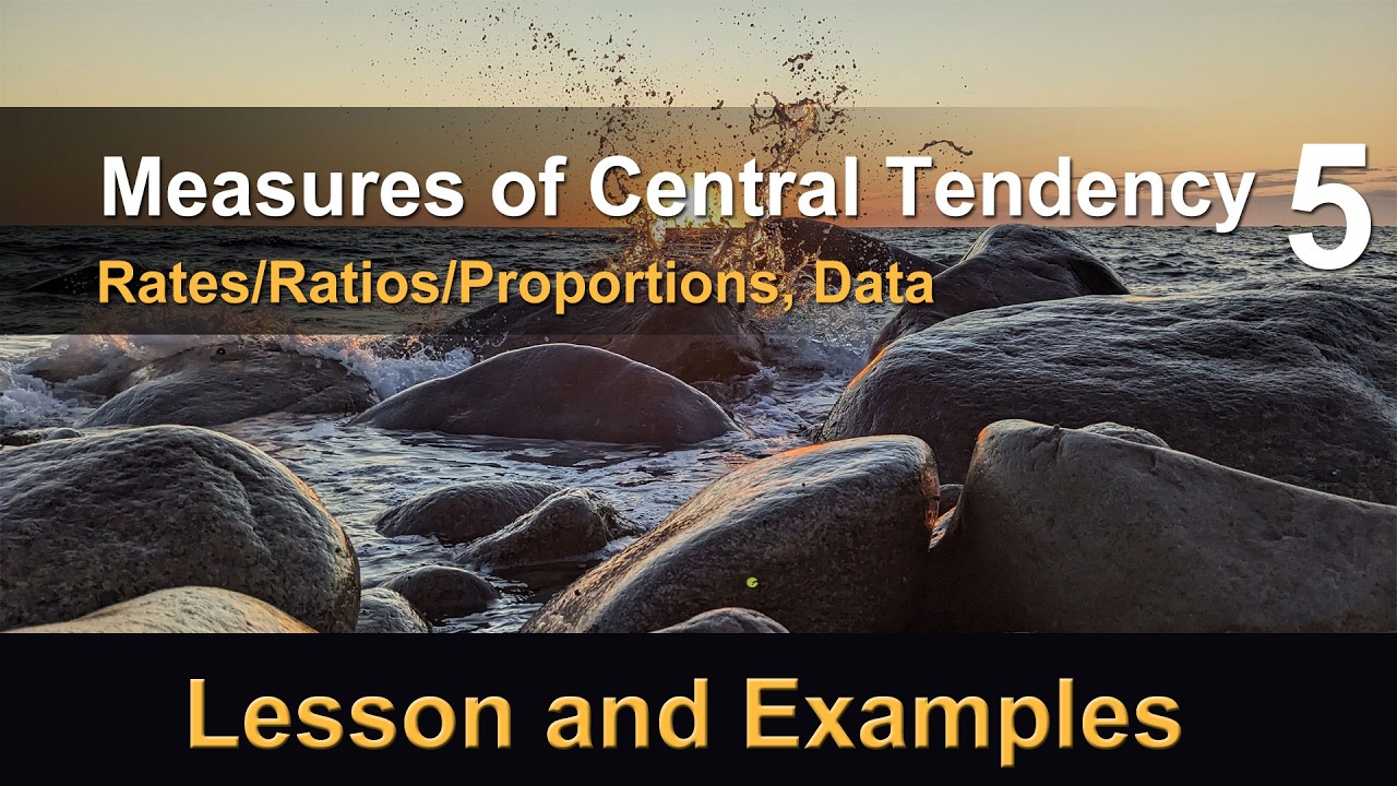 Measures of Central Tendency (Mean, Median, Mode)