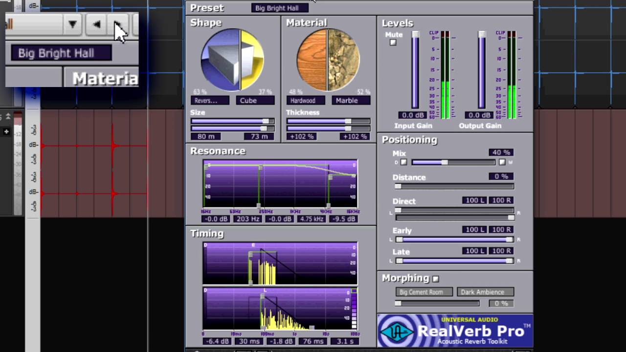 Universal Audio - Stepping Through the RealVerb Pro Presets