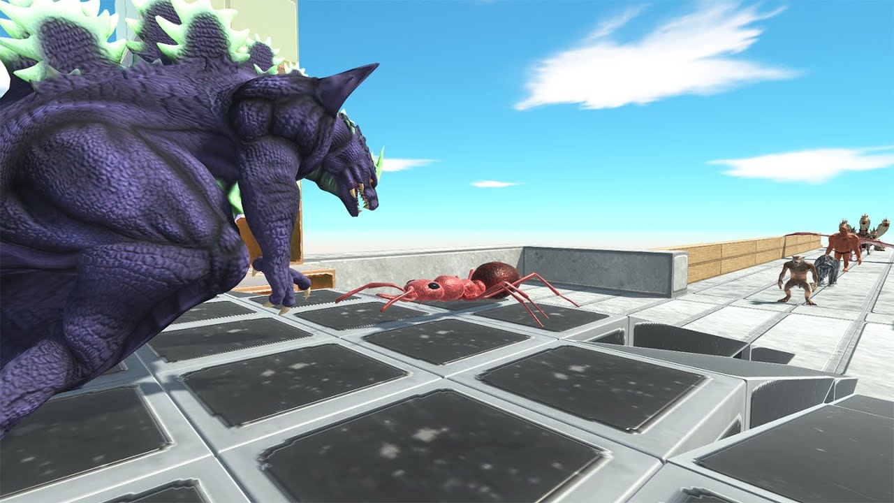 Tiny Super Godzilla Deathrun: Ultimate Challenge Animal Revolt Battle Simulator ARBS