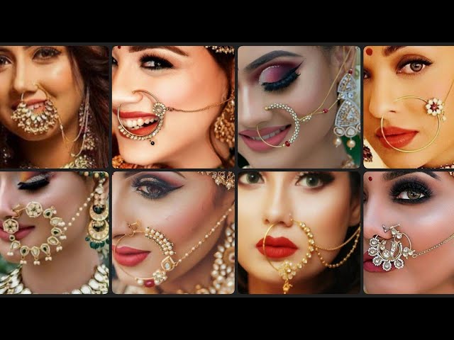 Buy Gold Plated Traditional Delicate Nose Ring/Nathni for Women and Girls  Online In India At Discounted Prices