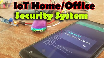 IOT security system | IOT Home Alarm | IoT Home Security System Project