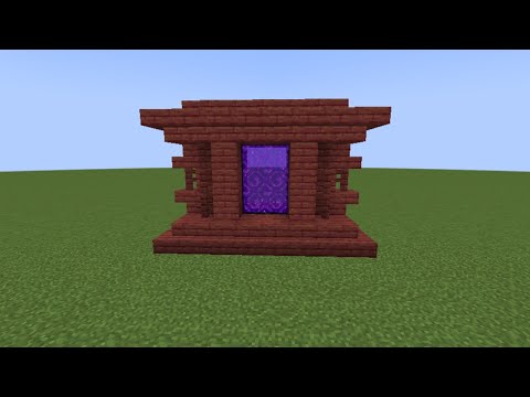 Mangrove Nether Portal Design V.2- Minecraft Builds! #shorts