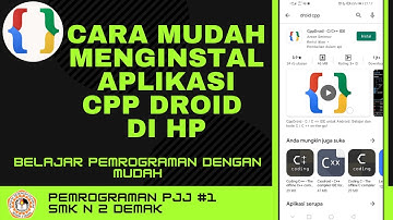 Cara memasang aplikasi CPP DROID di Hp android   teknik pemrograman mikroprosesor dan mikrokontrolle