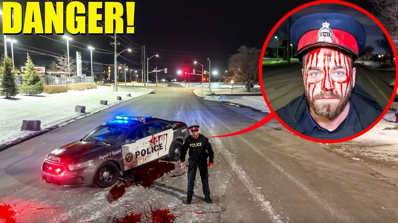 IF YOU SEE A BLOODY POLICE OFFICER, CALL FOR HELP! (HE'S DANGEROUS)