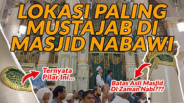 MENGUNGKAP RAWDAH MUBARAK dan RAHASIA DIBALIK PILAR MASJID NABAWI