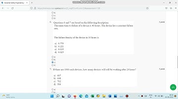 INDUSTRIAL SAFETY ENGINEERING NPTEL ASSIGNMENT 6||ANSWERS|| NPTEL ||INDUSTRIAL SAFETY