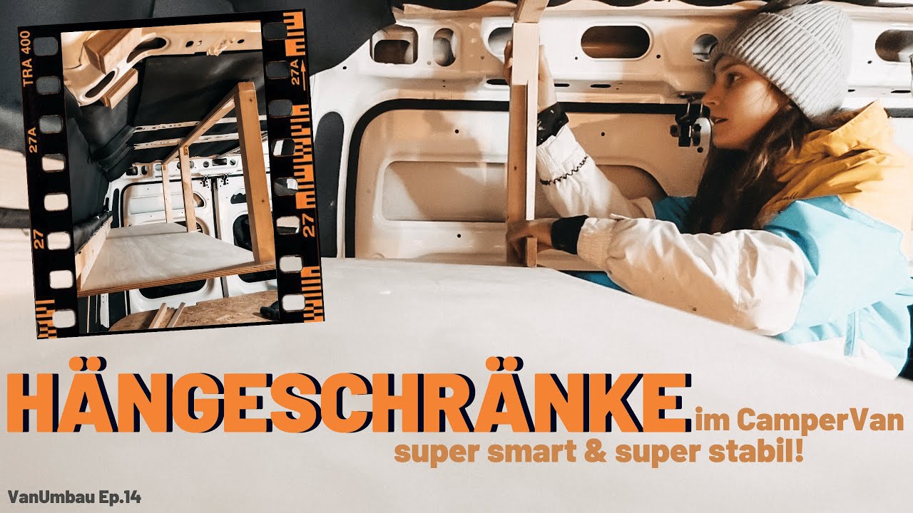 Hängeschränke im CamperVan - smart & stabil! VanAusbau