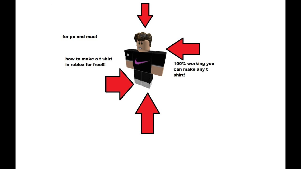 How To Make A T Shirt In Roblox Legit Made A Nike T Shirt For