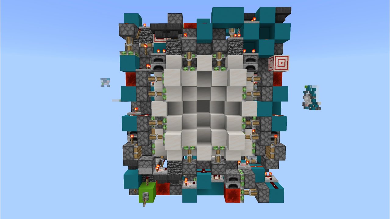 Smallest Seamless Observerless 5x5 Cave Door - 572 Blocks [MCBE] - YouTube